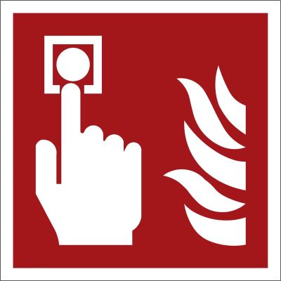 Brandschutzzeichen Brandmelder