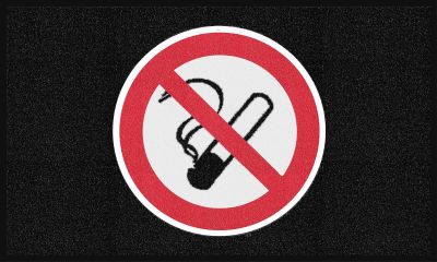 m2 Antirutsch Logomatte "Rauchen verboten"