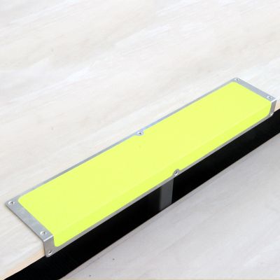 Antirutsch Treppenkantenprofile Aluminum breit, gelb